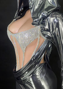 Novance Y4443 abbigliamento donna abiti da sera all'ingrosso per le donne vestito lungo elegante di cristallo nuovo disegno - Product Image 3