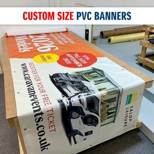 批发促销 PVC 柔性乙烯基帆布 UV 数码印刷定制广告户外旗帜横幅 - Product Image 6