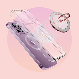 Ayrılabilir 360 döner parmak yüzük kavrama manyetik telefon tutucu <span class=keywords><strong>iPhone</strong></span> 14 13 12 Pro Max esnek ve masa kullanımı için - Product Image 3