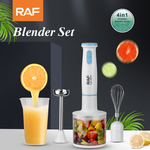 Ensemble de mixeur RAF 800W 4 en 1, mixeur à main, démarrage rapide, double commande de commutation, 2 lames en acier inoxydable, pot de 700 ml pour un usage quotidien, agitation manuelle - Product Image 5