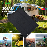 Panneau solaire 5W PERC ETFE 2.5V 133x198mm avec sortie USB, chargeur portable pour smartphone, batterie externe, camping, OEM