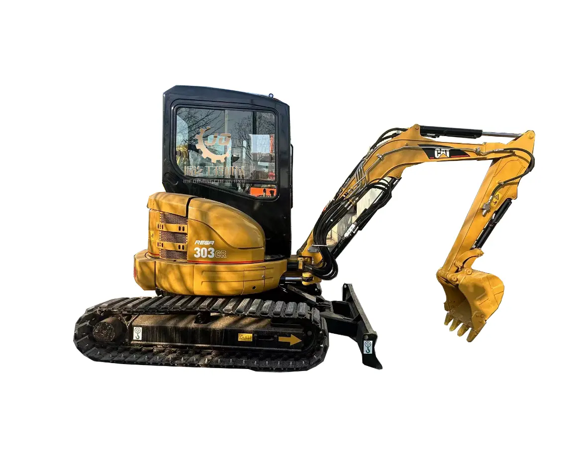 Excavatrice d'occasion Cat 303 Caterpillar 303e Petite pelle de bonne qualité Excavadora Cat Mini excavator Cat 303cr