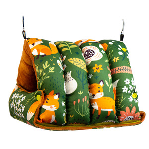 บ้านนกแขวนแบบอบอุ่น ที่นอนเปลญวนสำหรับฤดูหนาว สำหรับนกแก้ว นกบัดจี้ นกไคค์ นกเซเนกัล นกค็อกคาเทล นกคูนัวร์ - Product Image 6