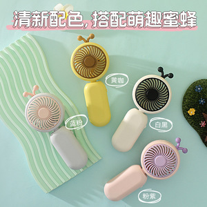 Mini ventilador portátil de mano con cordón, recargable, alimentado por USB, motor de CC, motor con escobillas, 152x65x42mm, para uso en exteriores - Product Image 5