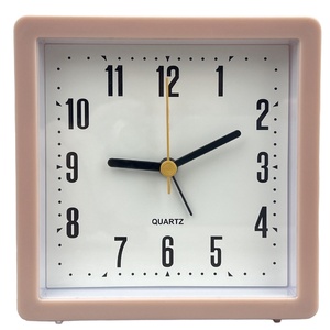 Hiện đại vuông Nhựa bàn đồng hồ báo thức kim hiển thị kỹ thuật số phong Cách bảng đồng hồ quà tặng thạch anh phong trào pin-Powered đồng hồ - Product Image 2