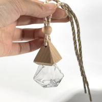 Flacons de parfum vides en verre transparent uniques pour voiture, 8ml et 10ml, pour diffuseur à bâtonnets ou désodorisant de voiture