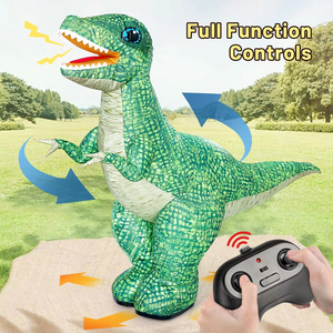 Juguete de Dinosaurio Inflable Realista de 2.4GHz al por Mayor para Niños con Rotación de 360°, Regalo de Cumpleaños de Plástico para Niños - Product Image 5