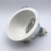 Spot encastré halogène 7W à grille anti-éblouissement en aluminium G5.3 de 75 mm, design moderne, culot GU10, blanc neutre 4100K, IP20
