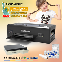 Impresora Digital DTF A3 de 33 cm, Máquina de Transferencia Directa a Película para Camisetas Personalizadas, Impresión con Tinta Blanca, Envío Rápido desde Almacén en EE. UU.