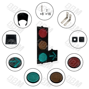 Signalisation routière LED à boule rouge et verte de 300 mm pour allée - Product Image 3