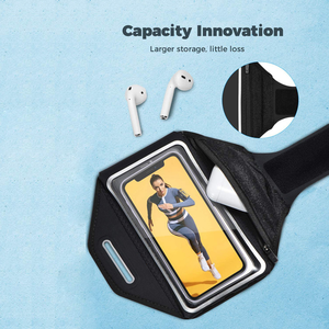 Sac de bras de sport imperméable personnalisé pour l'extérieur, course à pied, cyclisme, avec rangement pour casque Bluetooth et fonction anti-transpiration - Product Image 2