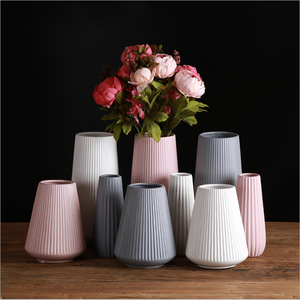2017New style coloré en céramique <span class=keywords><strong>origami</strong></span> forme fleur vase pour la décoration de la <span class=keywords><strong>maison</strong></span> - Product Image 2