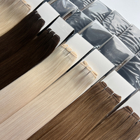 Vente en gros de trame automatique Extensions de cheveux humains vierges De Cabello Humano Paquets naturels Trame de machine Extensions de cheveux humains
