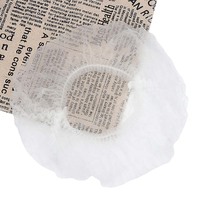 Filets à cheveux jetables non tissés pour la restauration, protège-chefs anti-poussière, 100 pièces/sac pour chefs et ouvriers