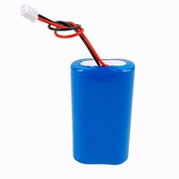 Paket Baterai Li-ion Isi Ulang 7.4V 2000mAh 2S1P 18650 dengan Konektor PH 2.0