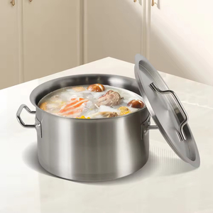 Marmite de cuisine commerciale en acier inoxydable de taille standard - Product Image 4