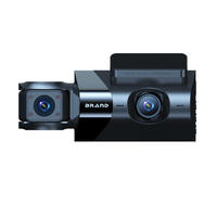 Caméra DVR de voiture, enregistreur de boîte noire, moniteur interne, gadget, 3 canaux, écran IPS 3,0 pouces, caméra embarquée de voiture, vision nocturne 1080P, enregistreur vidéo WiFi