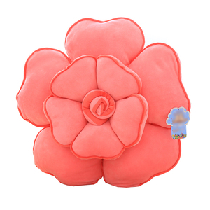 3D Plush Toy Beautiful Rose <strong>Flower</strong> <strong>Shape</strong> Sofa <strong>Cushion</strong> Stuffed Pillow for Festival Gift - Product Image 1