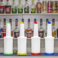 Accessoires de bar en plastique écologiques et colorés, bec verseur pour cocktails, contenants en PP pour la cuisine, bar à fruits
