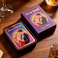 Cartes à collectionner TCG/CCG personnalisées pour adultes, avec impression sur mesure, thème 'Do or Drink', édition limitée, accessoires de jeu avec boîte pour couples