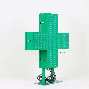 Mini Display IP65 a doppio lato impermeabile, insegna a LED per farmacia 500*500mm schermo a croce - Product Image 4