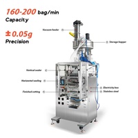 Petite machine d'emballage automatique à grande vitesse à 6 voies pour le remplissage, la fermeture et la découpe de poudre de snus dans les sachets en tissu non tissé 0,5g/1g