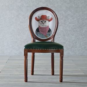 Silla de Comedor Tapizada de <span class=keywords><strong>Diseño</strong></span> Nórdico 2026, Sillón de Tela Suave con Patas de Madera Maciza para Cocina y Sala de Estar - Product Image 5
