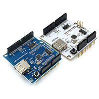 USB Host Shield תואם ל-Google ADK מתאים ללוחות/מודולים של MEGA ו-MAX3421
