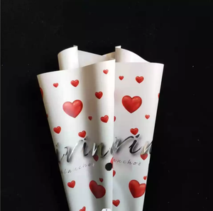 Custom Printed Biodegradable Plastic Sleeves <strong>for</strong> Cut <strong>Flowers</strong> Wholesale BOPP <strong>Flower</strong> Sleeve - Product Image 3