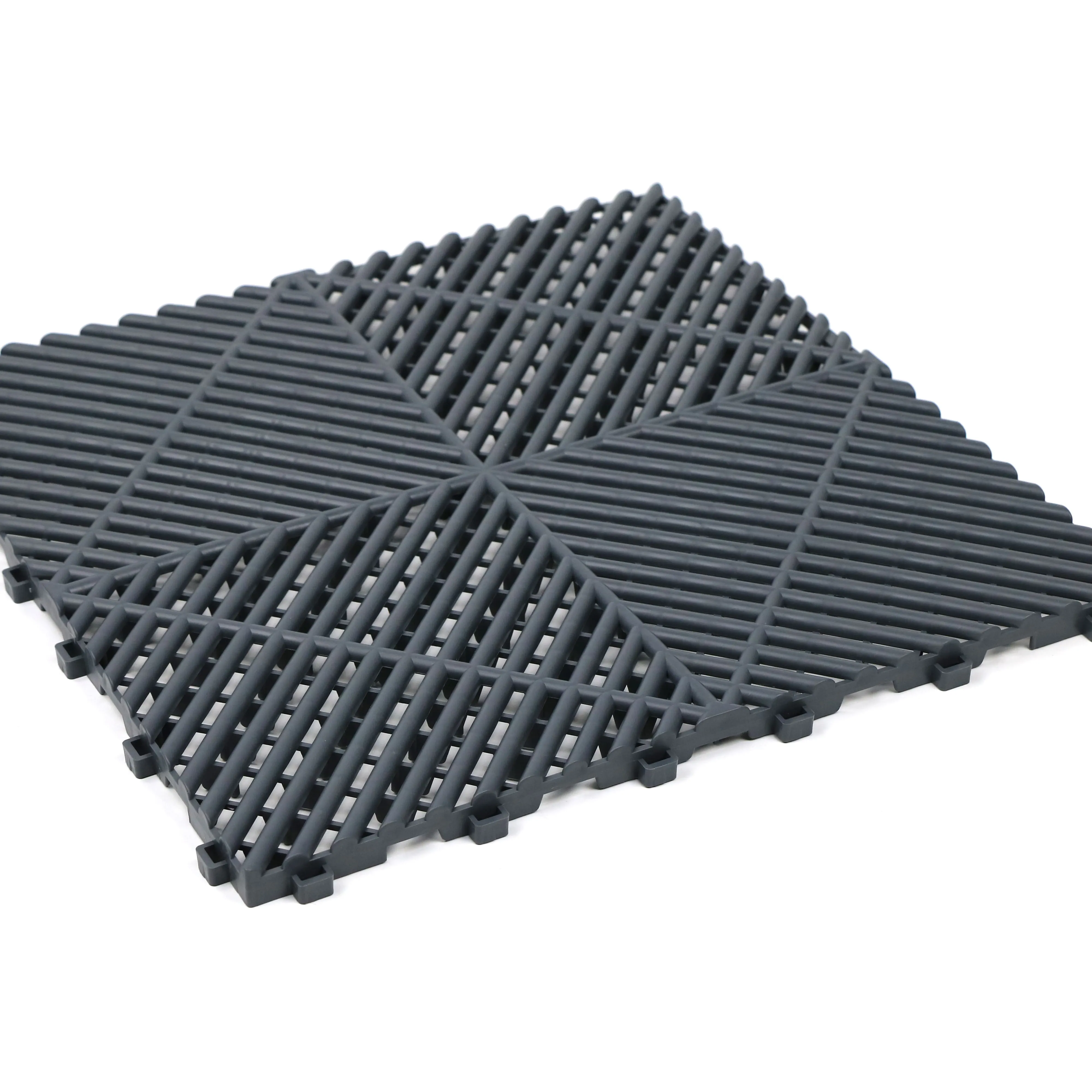 Hot Sale Anti-Rutsch-PP-Bodenfliesen Tragbare Kunststoff-Boden matte für Auto waschräume