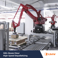 Palettisation de robot CNC 4 axes certifiée CE pour la ligne de production Machine de dépalettisation à grande vitesse Core PLC Motor Engine