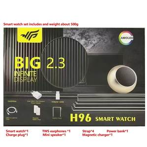 Умные часы ZongX Ultra3 8-в-1 с магнитной зарядкой, мини-бритвой, подсветкой, функцией Bluetooth-звонков, для мужчин и женщин, низкая цена, комплект с повербанком - Product Image 2