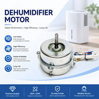 Moteur de ventilateur de déshumidificateur asynchrone à faible bruit, monophasé, 10W, 220V, 1450 tr/min, étanche, efficacité IE3