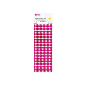Ilan Adesivo Brillante 6mm Fucsia 504pz Cartoncino Grande - Product Image 3