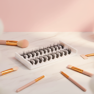 Lot de 10 paires de faux <span class=keywords><strong>cils</strong></span> en coton, effet <span class=keywords><strong>naturel</strong></span>, en vison synthétique, bande complète, <span class=keywords><strong>cils</strong></span> professionnels, faux <span class=keywords><strong>cils</strong></span> naturels - Product Image 3