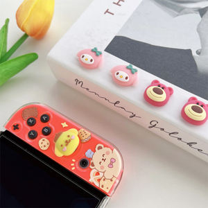 Стик ручка для <span class=keywords><strong>Nintendo</strong></span> Switch OLED геймпад защитный аналоговый стик Крышка для переключателя Lite джойстик чехол для радость - Product Image 3