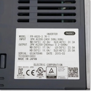 ไดรฟ์ VFD AC FR-A820-22K-1 FR-A820-30K-1 VFD FR-A820-15K-1ไดรฟ์ความถี่ตัวแปร - Product Image 6