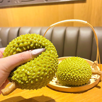 Juguete de simulación de durian de rebote lento, juguete musical de descompresión, artefacto de descompresión suave y terapéutico, juguete de apretar para niños.