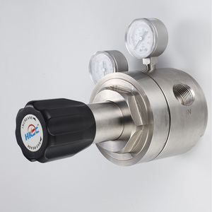Régulateur de débit d'azote N2 en laiton chromé HC 90 Full Brass Ultra Gas, pour bouteille d'azote, pour gaz propane et argon - Product Image 4