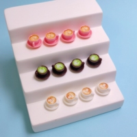 100 pièces de mini tasses à café 3D en résine 12*7MM, ensemble de vaisselle fine pour cuisine, tasses à boisson artificielles, ornements pour maison de poupée, pour la décoration de bureau