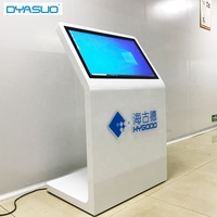 Pantalla Táctil Capacitiva 4K 1920x1080 Android/Windows con Soporte de Pie para Señalización Digital en Tiendas Minoristas y Ascensores, para Animación Gráfica