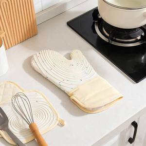 Maniques de four en silicone antidérapantes, résistantes à la chaleur, écologiques et imperméables de haute qualité, compatibles lave-vaisselle pour la cuisine - Product Image 2
