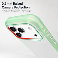 Coque arrière pour iPhone 17 Pro Max, personnalisable, en acrylique mat, surface douce au toucher, prête à l'impression