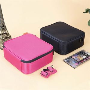 Factory Custom Zipper Waterproof Soft Handle Brush Makeup Bag Portable Beauty Professional <b>Travel</b> Organizer Cosmetic <b>Case</b> - Product Image 2