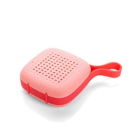 Mini haut-parleur intelligent avec éclairage LED RVB porte-carte cartable extérieur produit de batterie vente chaude transfrontalière