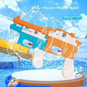 Pistola de Agua Revólver Transfronteriza <span class=keywords><strong>Glock</strong></span>, Pistola de Agua de Juguete con Pulverización Continua Mecánica, Mini Pistola de Agua de Broma - Product Image 6