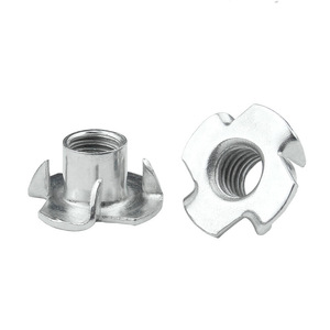 Furniture Bolt Four Prong Nut M3 M4 M5 M6 M8 M10 Zinc Plated For Wood Panel DIN928 Industrial Design - Product Image 4