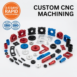 Componentes de Mecanizado de <span class=keywords><strong>Aluminio</strong></span>, Piezas de Mecanizado CNC, Fabricación de Metal Personalizada, Fresado, Torneado, <span class=keywords><strong>Elementos</strong></span> Mecánicos Anodizados - Product Image 1