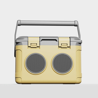 Haut-parleur populaire portable d'extérieur Boîte isotherme Musique Food Grade Safety PE Material Cooler