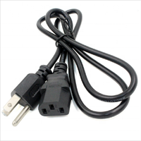Câble d'alimentation en aluminium NEMA 5 15P vers IEC C13 de 1,5 m, prise américaine standard à 3 broches, câble CA pour moto et ordinateur/moniteur PC